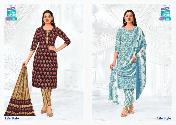 Lifestyle Vol 8 By Mcm Printed Cotton Dress Material Wholesale Price In Surat
